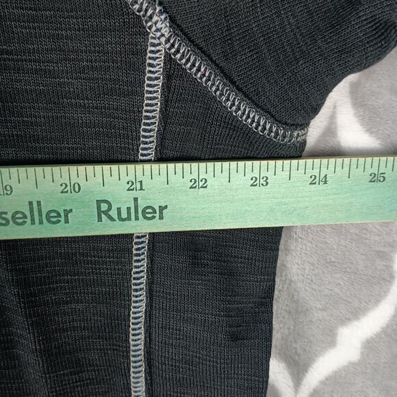 Tommy Bahama Pullover Sweater Mens Large Black Quarter Zip Marlin Logo Casual - Picture 9 of 11